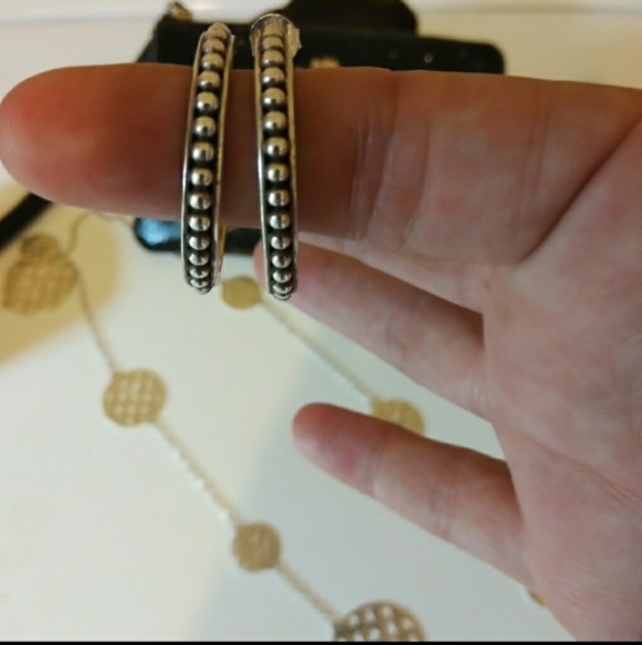 SOLD !♥️Coach hoop earrings Authentic! - Picture 4 of 6